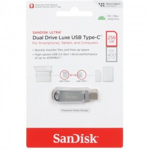 فلش مموری سند دیسک لوکس تایپ سی | Flash Memory Luxe Type-C Sand Disk 256G