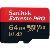 مموری سن دیسک اکستریم پرو | Memory Sand Disk Micro SD Extreme Pro 64G