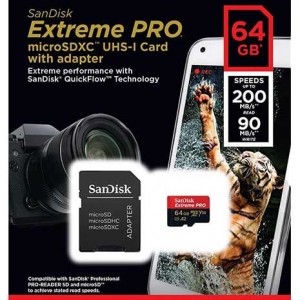 مموری سن دیسک اکستریم پرو | Memory Sand Disk Micro SD Extreme Pro 64G