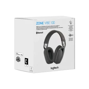 هدست لاجیتک | Logitech Headset Wireless Zone Vibe 100 Graphite