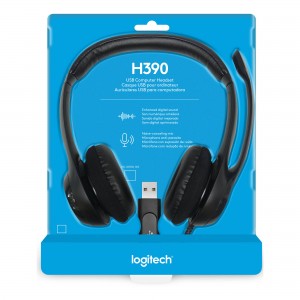هدست لاجیتک | Logitech Headset Wired USB H390 Black