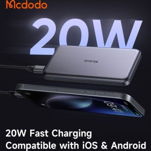پاوربانک فست شارژ مک دودو | MC-378 PD 20W ظرفیت 10000 میلی آمپر ساعت