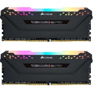 رم کامپیوتر کورسیر دو کاناله مدل Vengeance RGB Pro فرکانس 3200 مگاهرتز DDR4 تایمینگ CL16 حافظه 32 گیگابایت