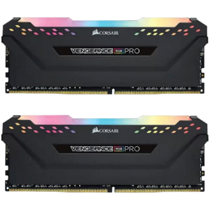 رم کامپیوتر کورسیر دو کاناله مدل VENGEANCE RGB PRO فرکانس 3600 مگاهرتز DDR4 تایمینگ CL18 حافظه 32 گیگابایت