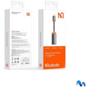 مبدل لایتنینگ به جک 3.5 میلیمتری / لایتنینگ مک دودو مدل CA-6710 "یک سال گارانتی"