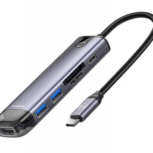هاب ۶ پورت USB-C مک دودو مدل HU-7740 " یک سال گارانتی "
