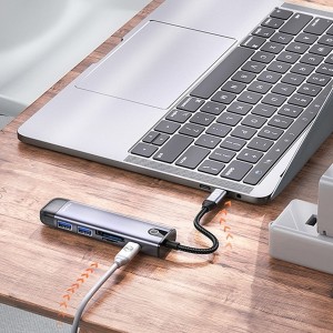 هاب ۶ پورت USB-C مک دودو مدل HU-7740 &quot; یک سال گارانتی &quot;