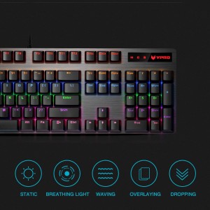 کیبرد گیمینگ مکانیکال رپو | Keyboard V500 Pro Gaming Rapoo