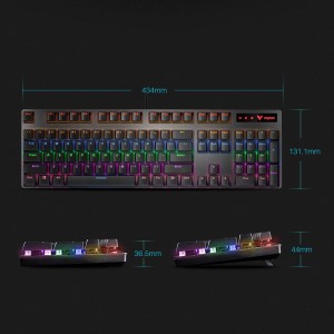 کیبرد گیمینگ مکانیکال رپو | Keyboard V500 Pro Gaming Rapoo
