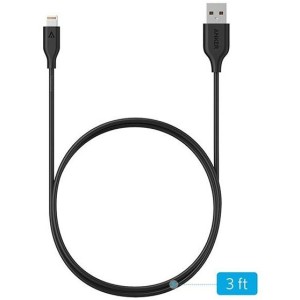 کابل انکر | POWERLINE lll USB A TO LIGHTNING 3FT