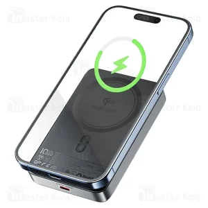 پاوربانک وایرلس 10000 مگ سیف ایس فست ACEFAST M11 توان 30 وات دارای استند