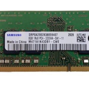رم لپ تاپ سامسونگ مدل SODIMM ظرفیت ۸ گیگابایت DDR4 ۳۲۰۰ مگاهرتز CL11