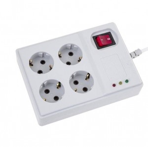 چندراهی برق و محافظ PE2204  پارت الکتریک 4 پورت 1.8 متری | Part Electric