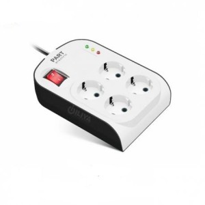 چندراهی برق و محافظ 8791  پارت الکتریک 4 پورت 1.8 متری