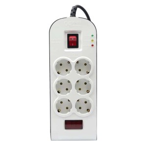 چندراهی برق و محافظ  8794 پارت الکتریک 6 پورت 1.8 متری