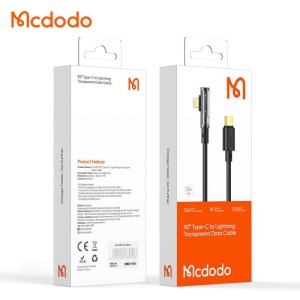 کابل تبدیل USB-C به لایتنینگ مک دودو مدل CA-3390 طول 1.2 متر
