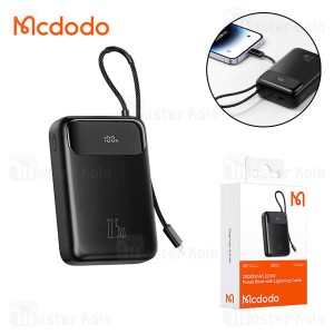 پاوربانک 20000 مک دودو Mcdodo MC-3710 توان 22.5 وات و کابل لایتنینگ