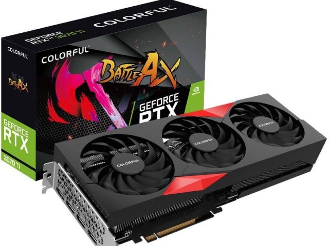 کارت گرافیک استوک کالرفول مدل  3070Ti ColorFull 8gb