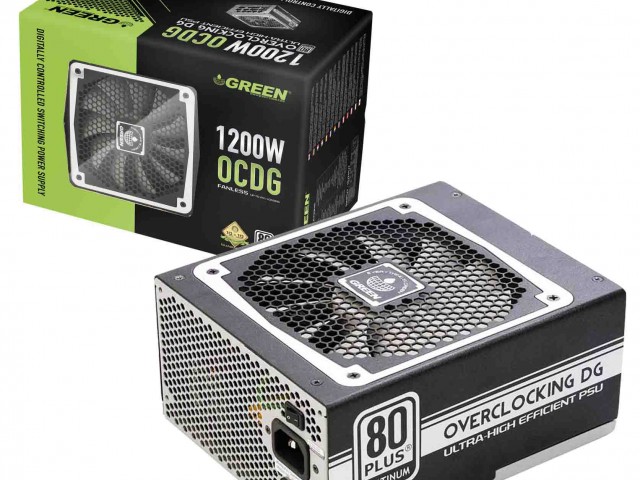 منبع تغذیه استوک کامپیوتر گرین مدل GP1200B-OCDG