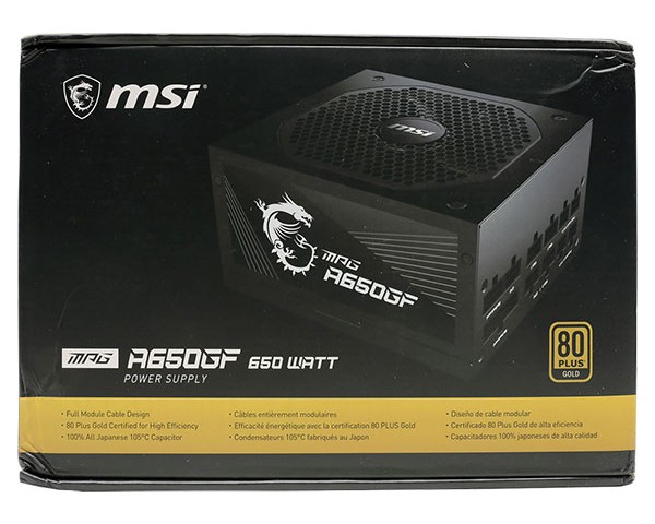 منبع تغذیه استوک  کامپیوتر ام اس آی مدل MPG A650GF