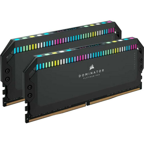 رم دسکتاپ DDR5 دو کاناله 6000 مگاهرتز CL40 کورسیر مدل Dominator Platinum RGB ظرفیت 64 گیگابایت