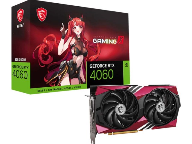 کارت گرافیک ام اس آی مدل RTX 4060 GamingX MLG 8G