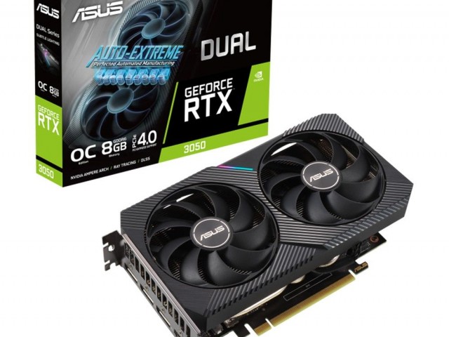 کارت گرافیک استوک RTX 3050 Asus Dual 8GB