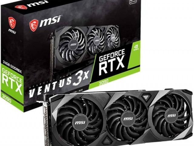 کارت گرافیک RTX 3090 Msi Ventus 24GB (استوک)