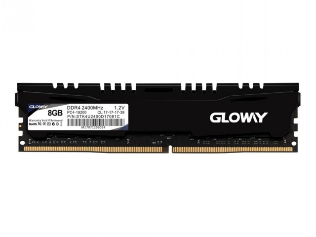 رم دسکتاپ DDR4 تک کاناله 2400 مگاهرتز CL17 گلو وی ظرفیت8گیگابایت Gloway Game