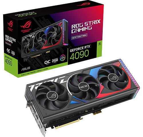 کارت گرافیک RTX 4090 Asus RogStrix  OC  BTF 24GB