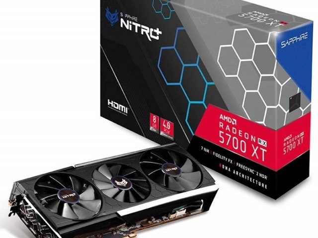 کارت گرافیک استوک سافایر مدل Sapphire RX5700XT Nitro+ 8Gb