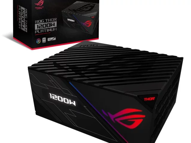 منبع تغذیه استوک  پاور ماژولار ROG-THOR-1200P  برند ایسوس