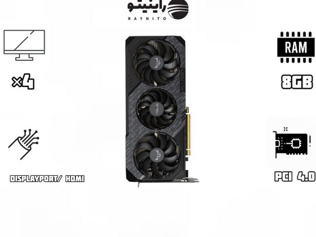 کارت گرافیک استوک RX 5700 Asus Tuf 8GB
