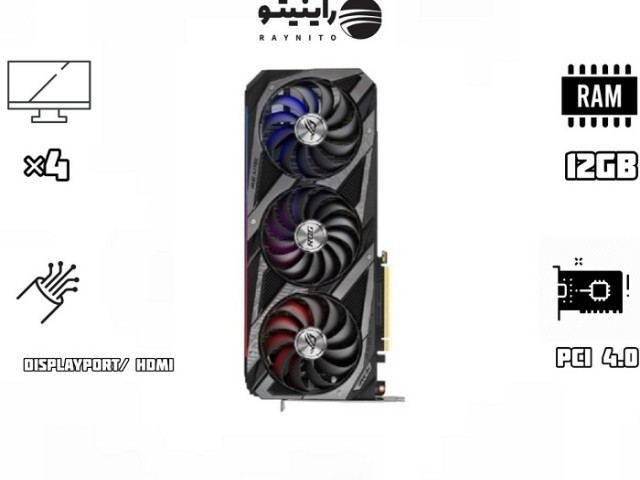 کارت گرافیک RTX 3080 Ti ASUS ROG Strix 12GB آکبند