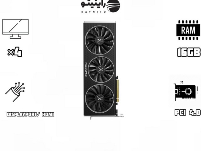 کارت گرافیک استوک ایکس اف ایکس مدل XFX RX6800 Qick 319 16Gb