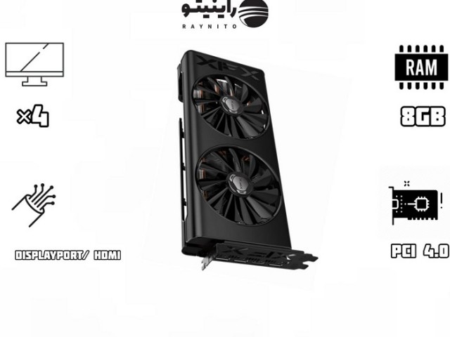 کارت گرافیک استوک XFX AMD Radeon RX 5700 Double Dissipation 8GB GDDR6