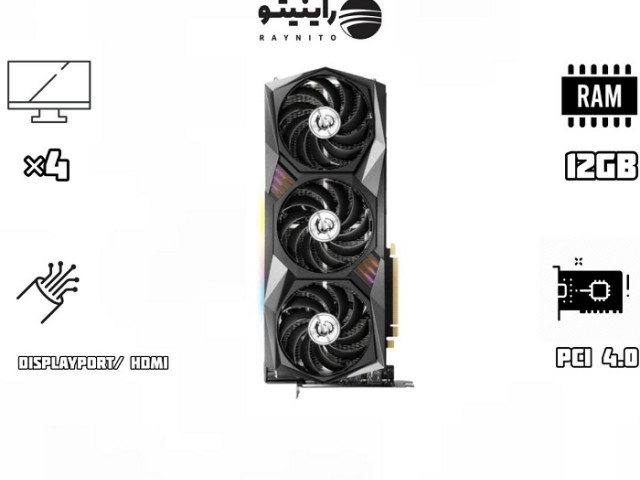 کارت گرافیک استوک RTX 3060 MSI Gaming Ztrio 12GB