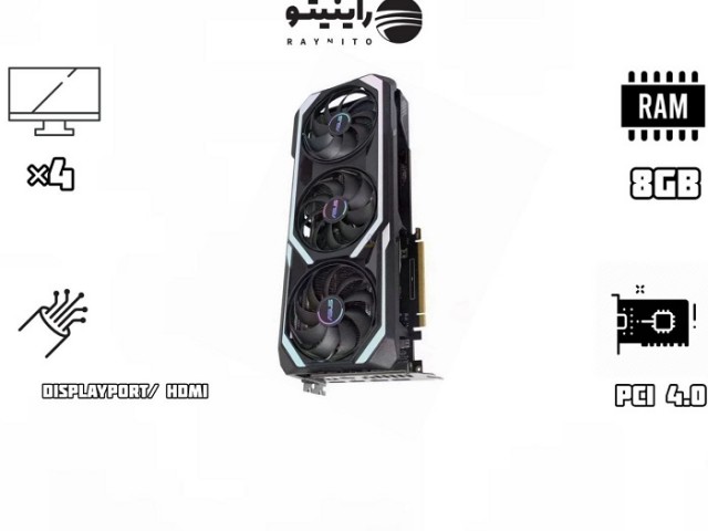 کارت گرافیک استوک RTX 3060 Ti Asus Shark 3X 8GB