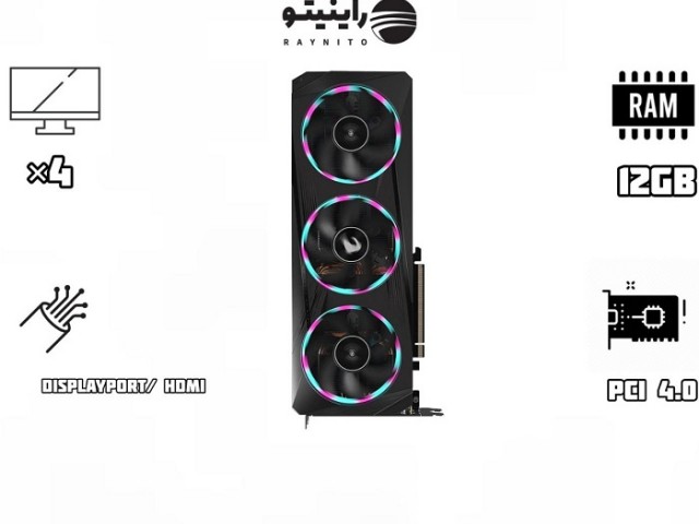 کارت گرافیک استوک گیگابایت آروس مدل GeForce RTX 3060 ELITE 12G 