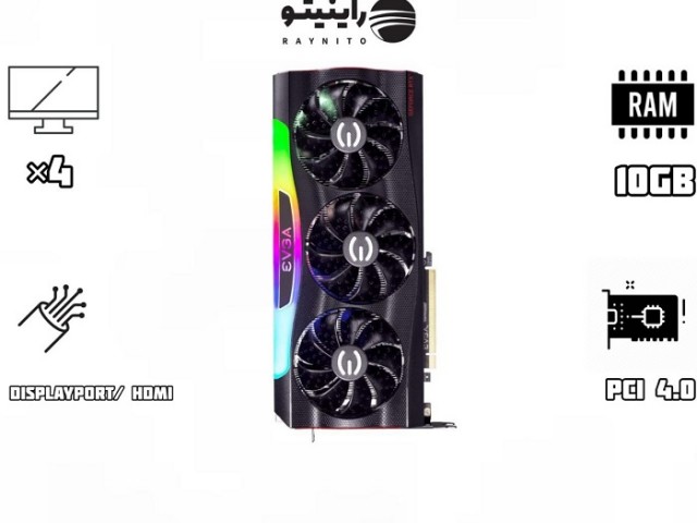 کارت گرافیک استوک  RTX 3080 Evga Ultra FTW3 10GB OC