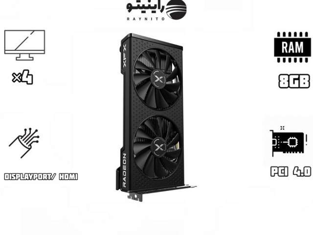 کارت گرافیک استوک  RX 6600 Xfx  SWFT 8GB