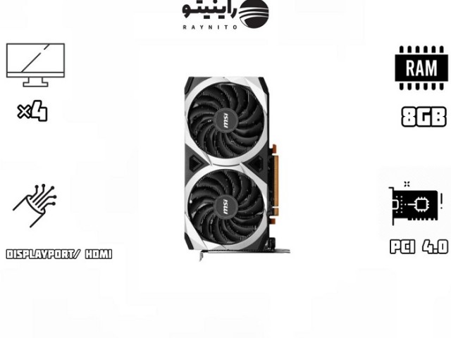 کارت گرافیک استوک ام اس آی مدل RX 6600 MSI Mech 8GB