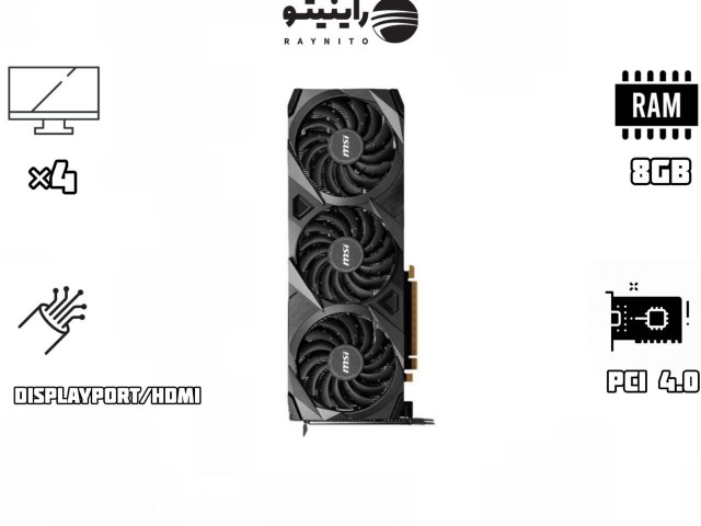 کارت گرافیک استوک ام اس آی مدل MSI RTX 3070 VENTUS 3X OC