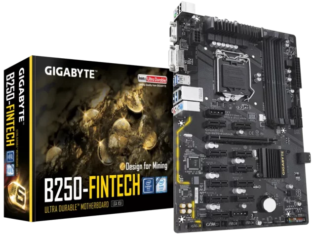 مادربرد استوک B250 Gigabyte Fintech UD
