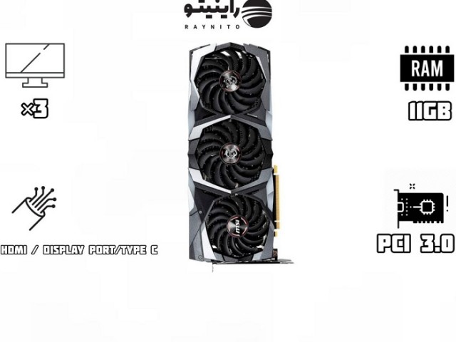 کارت گرافیک استوک GeForce RTX 2080 Ti GAMING X TRIO
