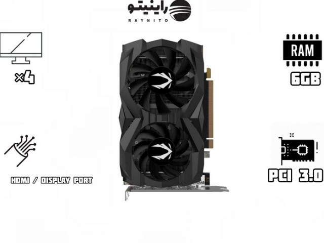 کارت گرافیک استوک ZOTAC GAMING GeForce GTX 1660 Ti 6GB GDDR6