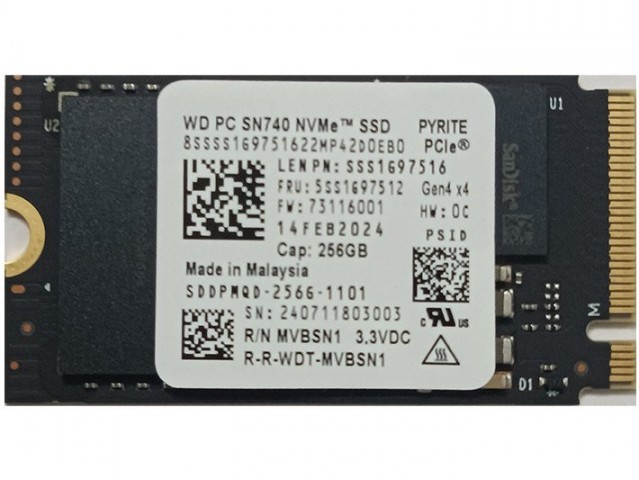 حافظه SSD  اس اس دی m.2 ظرفیت 256 مدل 2280 SAMSUNG PM9B1 NVME (استوک)