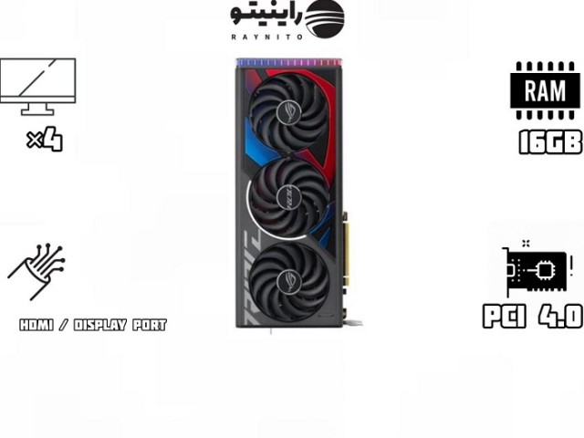 کارت گرافیک ایسوس مدل  ROG Strix GeForce RTX 4070 Ti SUPER OC Edition 16GB (استوک)