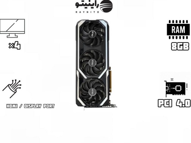 کارت گرافیک استوک ایسوس مدل Asus RTX 3070  Shark MEGALODON OC LHR 8GB