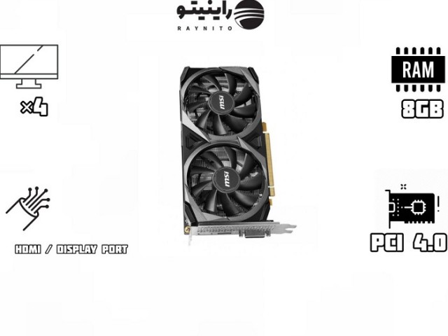 کارت گرافیک استوک MSI GeForce RTX™ 3050 VENTUS 2X 8G OC